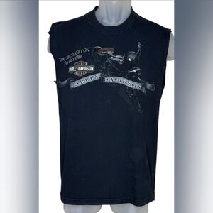 Vintage Harley Davidson Sleeveless Shirt